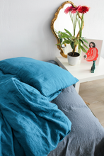 Load image into Gallery viewer, Electric Dreams linen pillowcase
